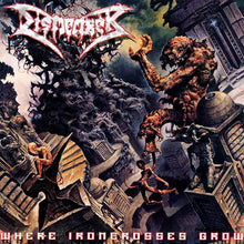 Load image into Gallery viewer, Dismember - Where Iron Crosses Grow (Gold Vinyl) LP