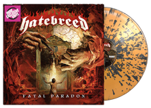 Load image into Gallery viewer, Hatebreed - Fatal Paradox LP (Indie Exclusive Orange &amp; Black Marble)

